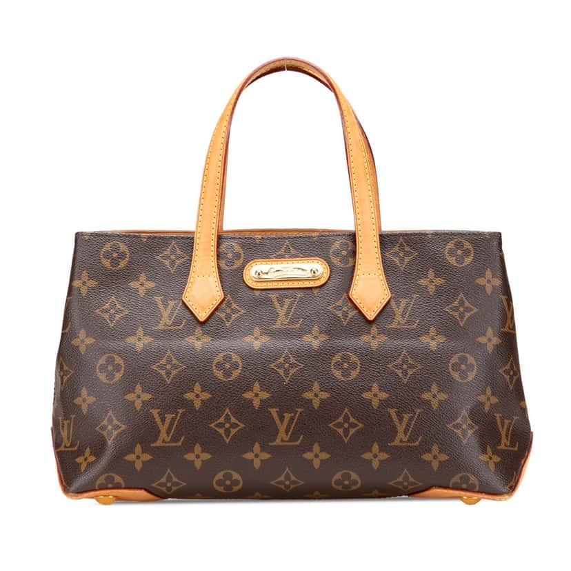 Louis Vuitton Monogram Wilshire PM Brown Canvas Good condition - Front View