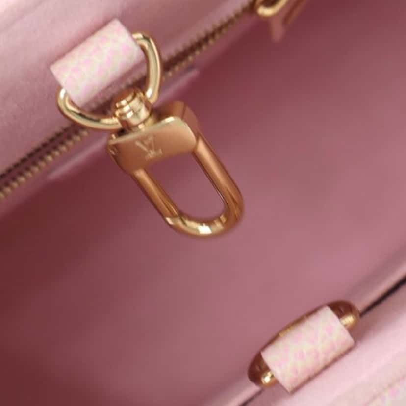 Louis Vuitton Monogram Empreinte Summer Stardust OnTheGo PM Pink Leather Good condition - Box View