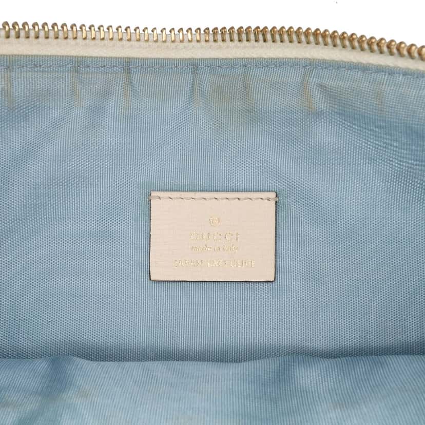 Gucci Yuko Higuchi Coated Canvas Ophidia Web Clutch Green Canvas Good condition - Box View