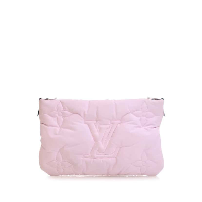 Louis Vuitton Monogram Econyl Pillow Maxi Multi Pochette Accessoires Silver Good condition - Inside View