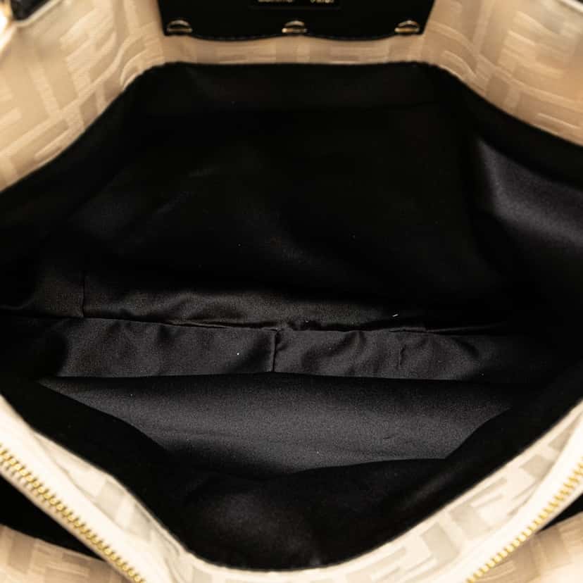 Fendi Large Zucca Canvas Mia Tote Brown Canvas Good condition - Box View