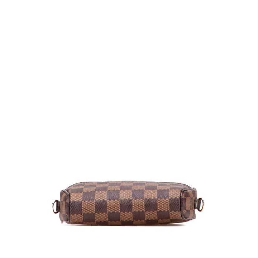 Louis Vuitton Damier Ebene Ipanema Pochette Brown Canvas Good condition - Inside View