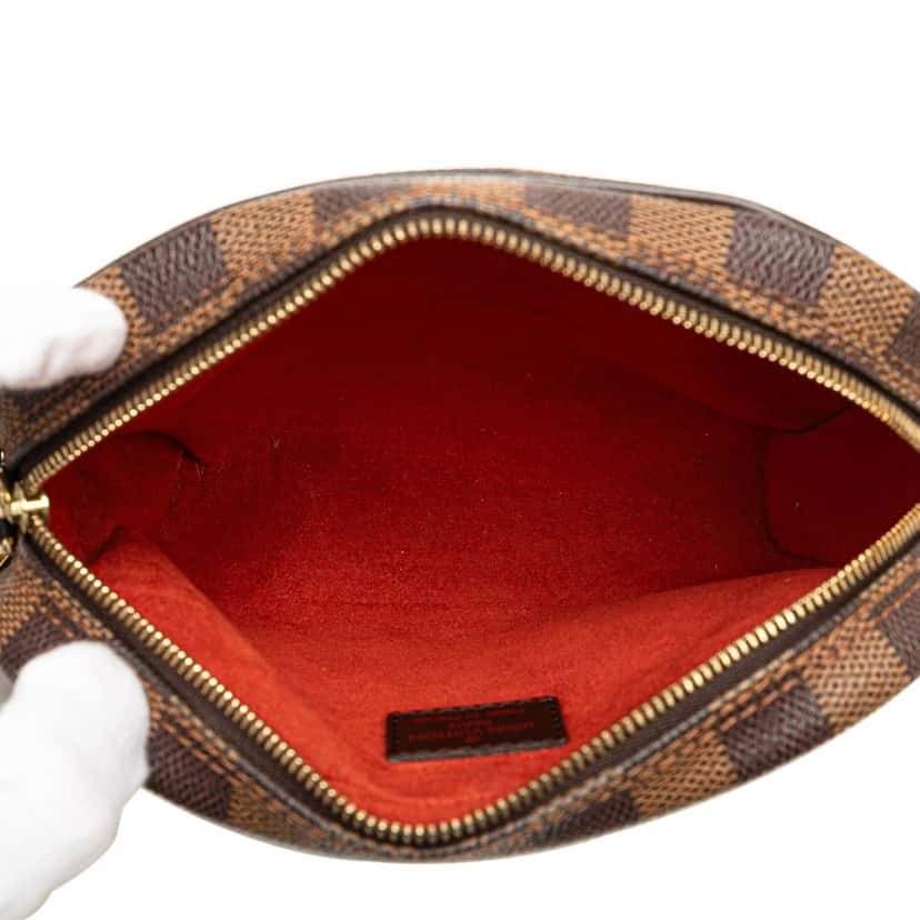 Louis Vuitton Damier Ebene Ipanema Pochette Brown Canvas Good condition - Model View