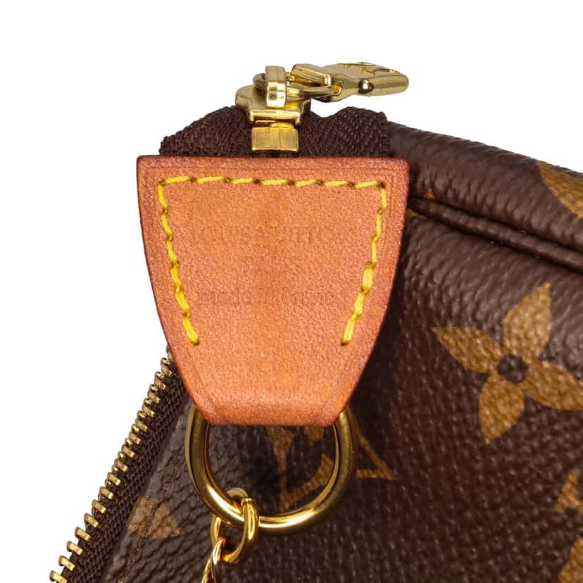 Louis Vuitton Monogram Mini Pochette Accessoires Brown Canvas Fair condition - Box View