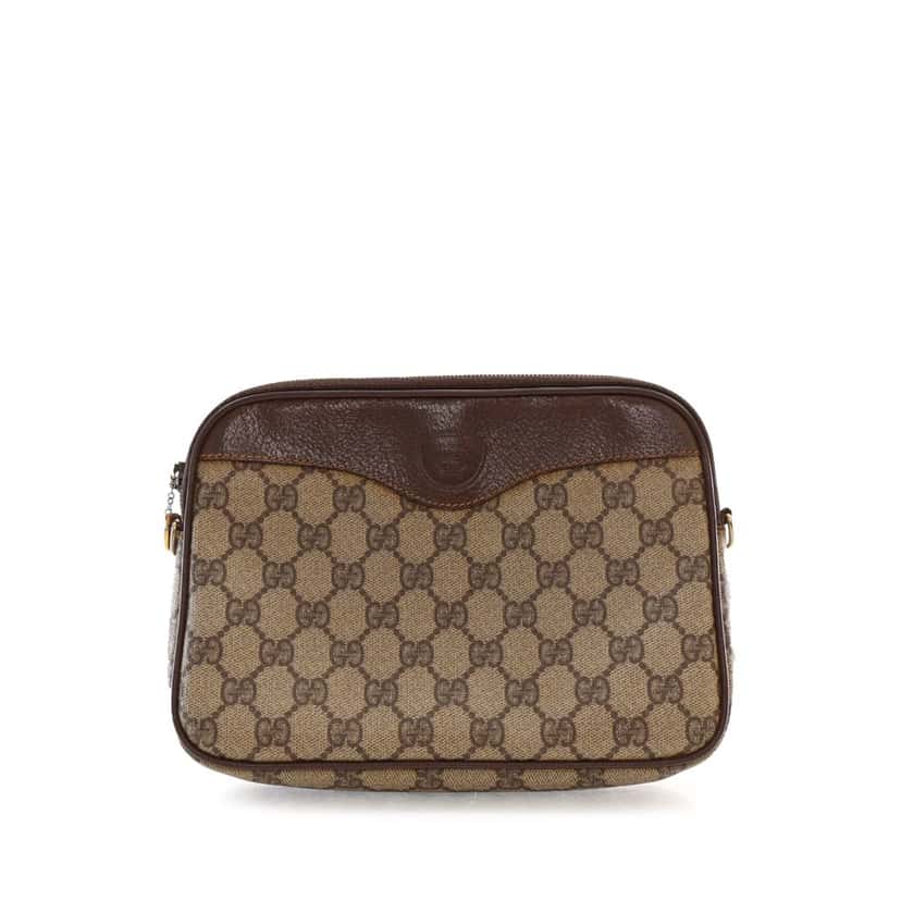 Gucci GG Supreme Crossbody Brown Canvas Good condition - Front View