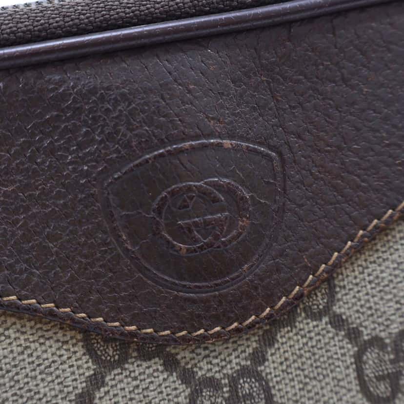 Gucci GG Supreme Crossbody Brown Canvas Good condition - Box View