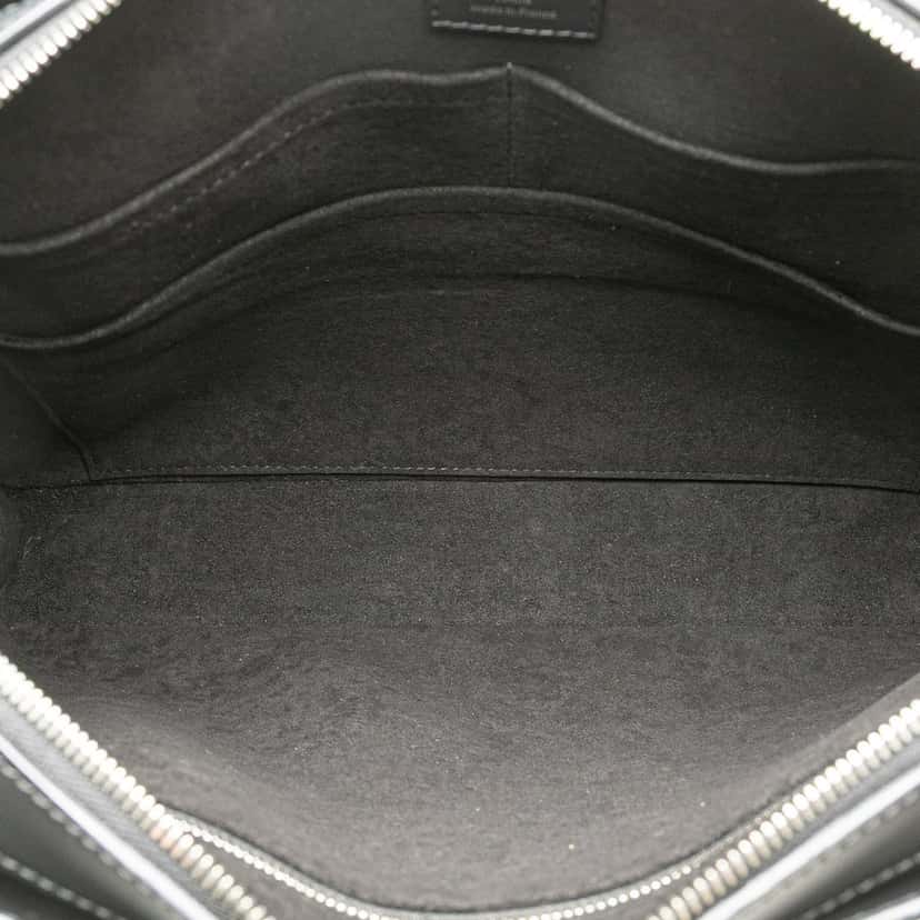Louis Vuitton Epi Brooks Black Leather Good condition - Model View