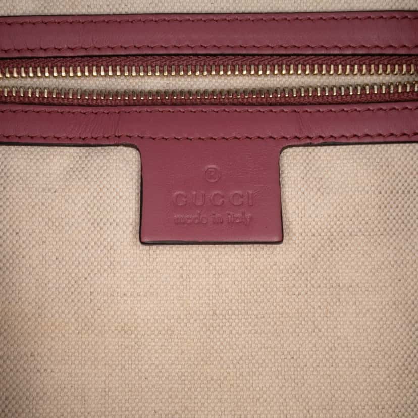 Gucci Medium GG Imprime Joy Boston Pink Canvas Good condition - Box View