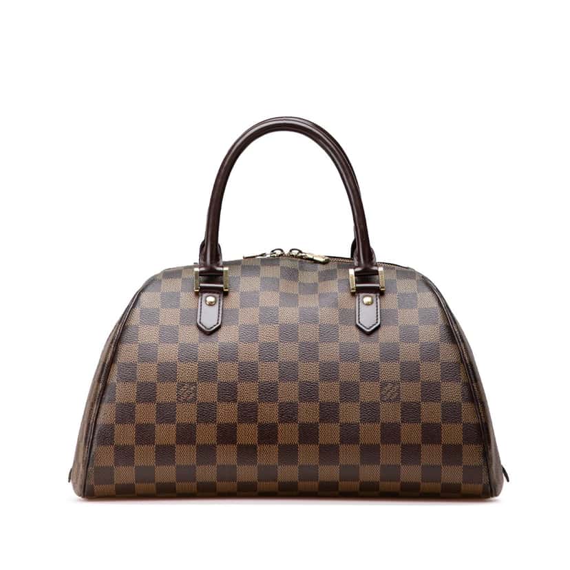 Louis Vuitton Damier Ebene Ribera MM Brown Canvas Good condition - Front View