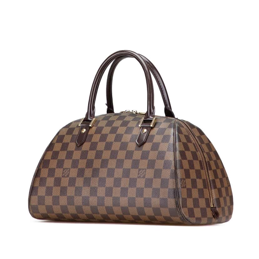 Louis Vuitton Damier Ebene Ribera MM Brown Canvas Good condition - Back View