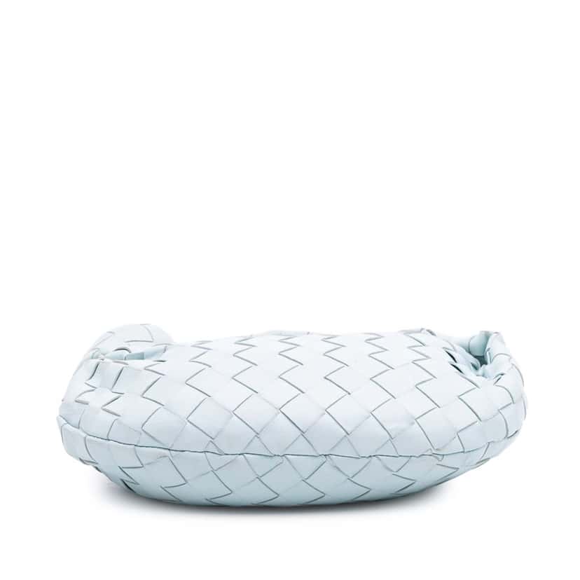 Bottega Veneta Mini Nappa Intrecciato Jodie Blue Leather Good condition - Inside View