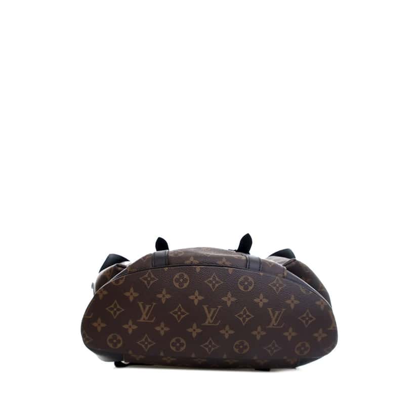 Louis Vuitton Monogram Macassar Christopher Backpack MM Brown Canvas Good condition - Model View