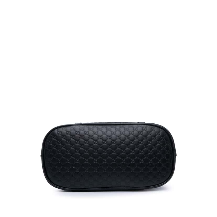 Gucci Mini Microguccissima Dome Satchel Black Leather Good condition - Inside View