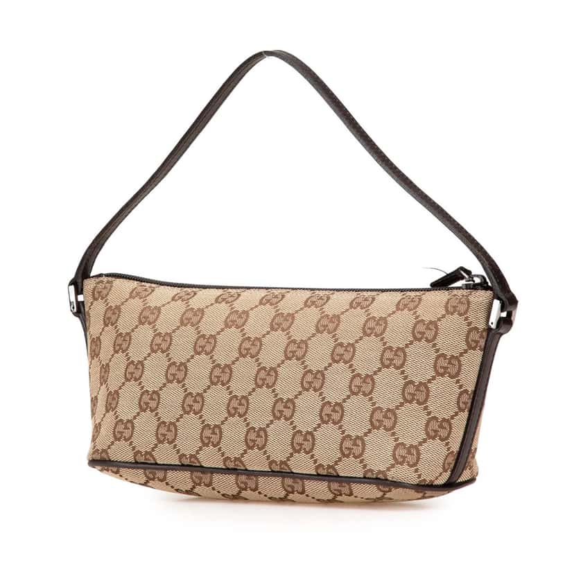 Gucci GG Canvas Boat Brown Canvas Good condition - Back View