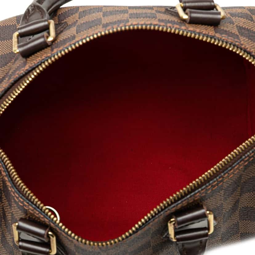 Louis Vuitton Damier Ebene Speedy 25 Brown Canvas Good condition - Model View
