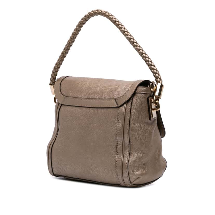 Gucci Leather Bella Satchel Gold Leather Good condition - Back View