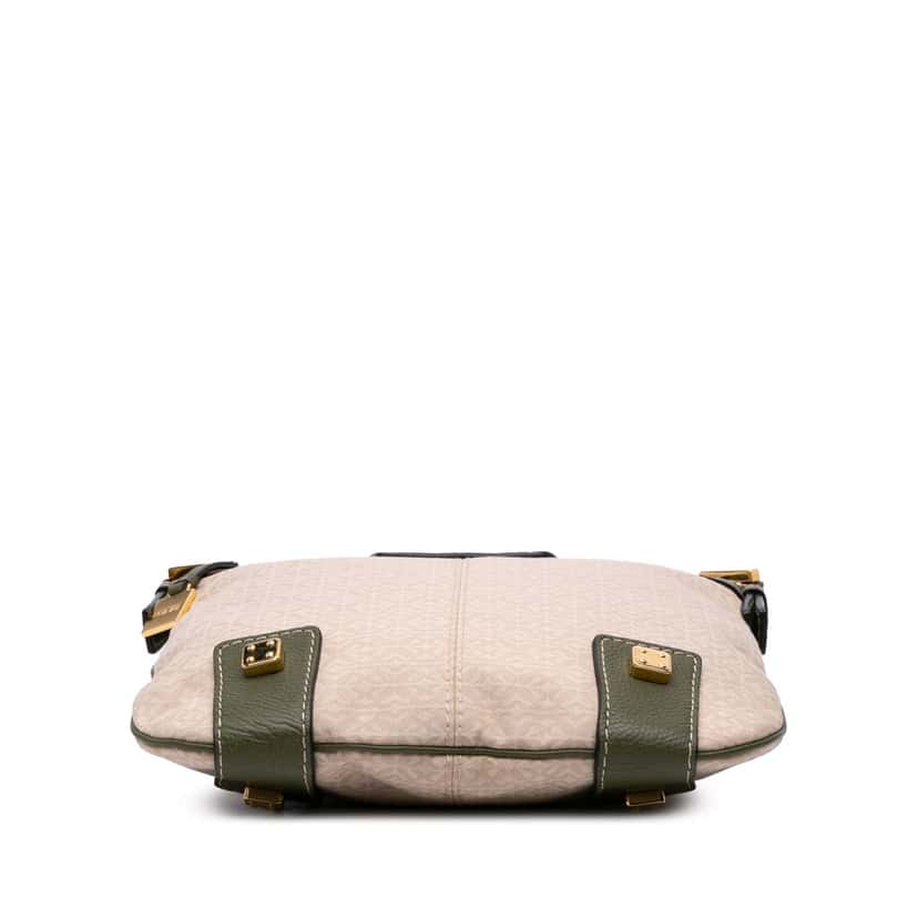 Loewe Anagram Canvas New Road Crossbody Brown Canvas Very good condition - Inside View