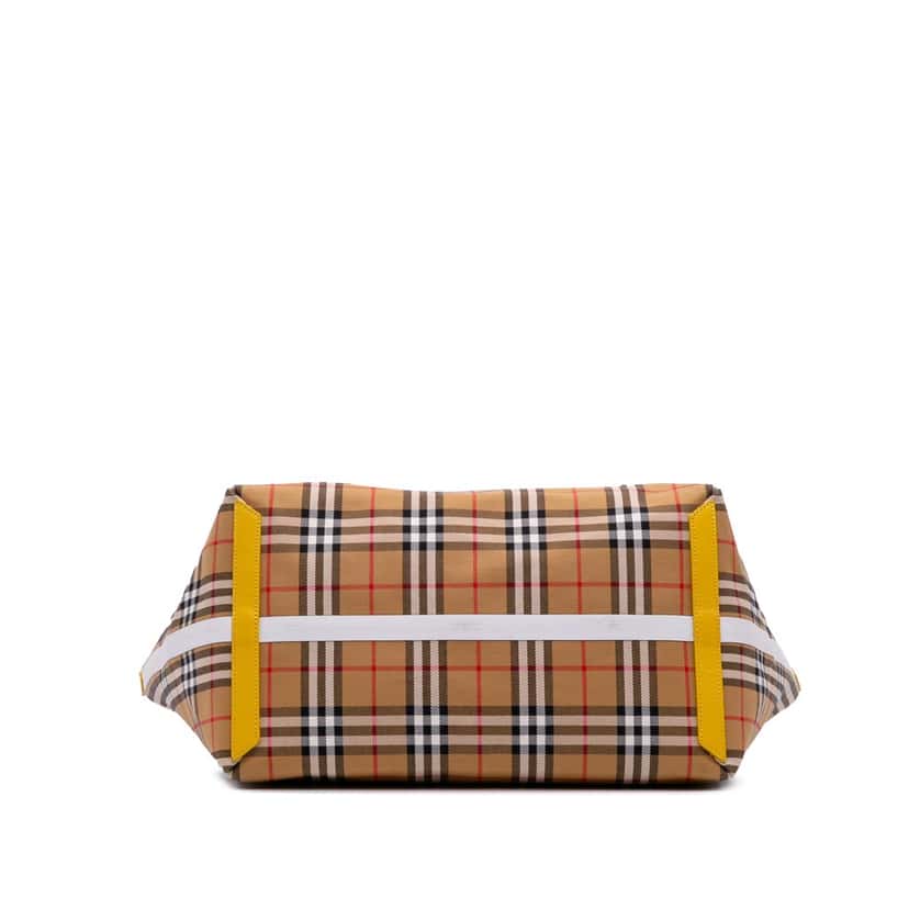 Burberry House Check Canvas The Giant Reversible Tote Brown Canvas Good condition - Inside View