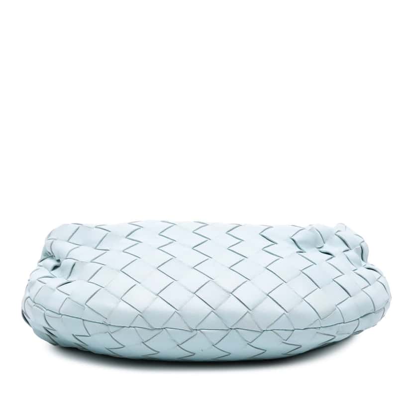 Bottega Veneta Mini Nappa Intrecciato Jodie Blue Leather Good condition - Inside View