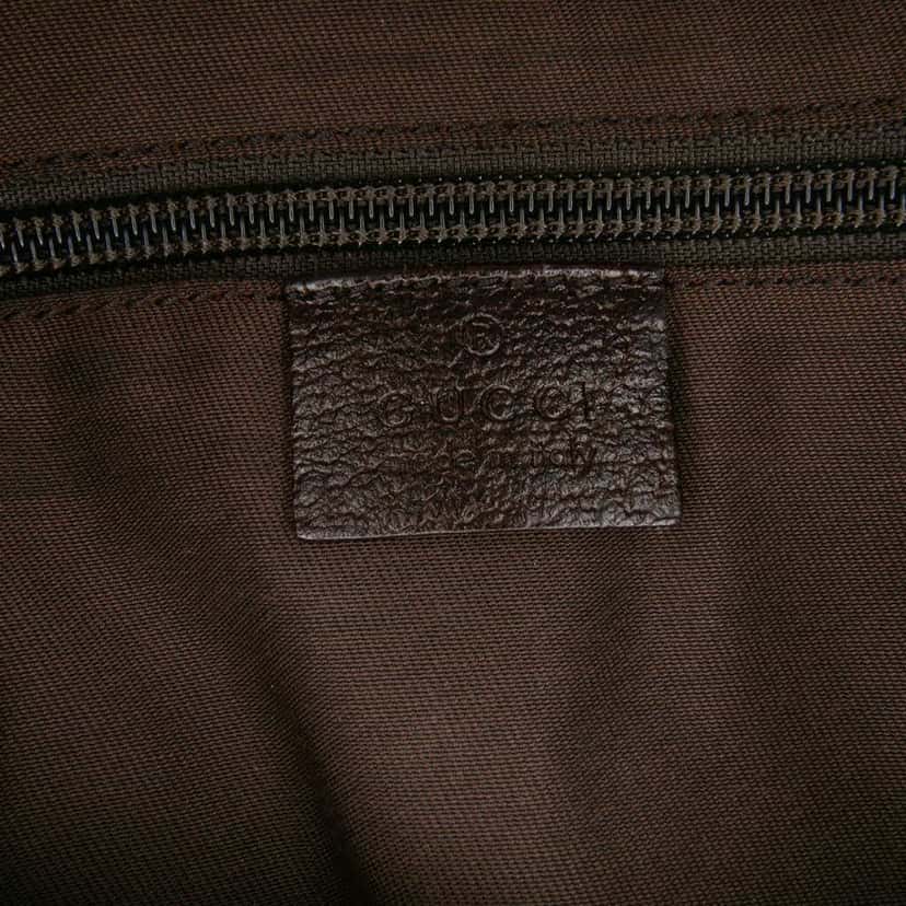 Gucci GG Canvas Web Crossbody Brown Canvas Good condition - Box View