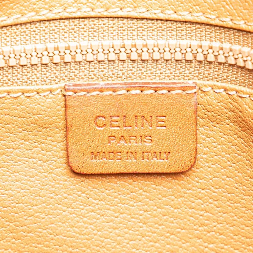 Celine Macadam Coated Canvas Clutch Brown Canvas Good condition - Box View