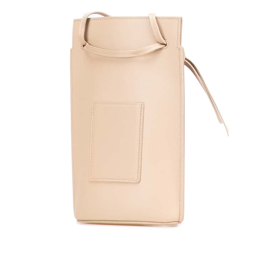 Loewe Calfskin Dice Pocket Crossbody Brown Leather Good condition - Back View