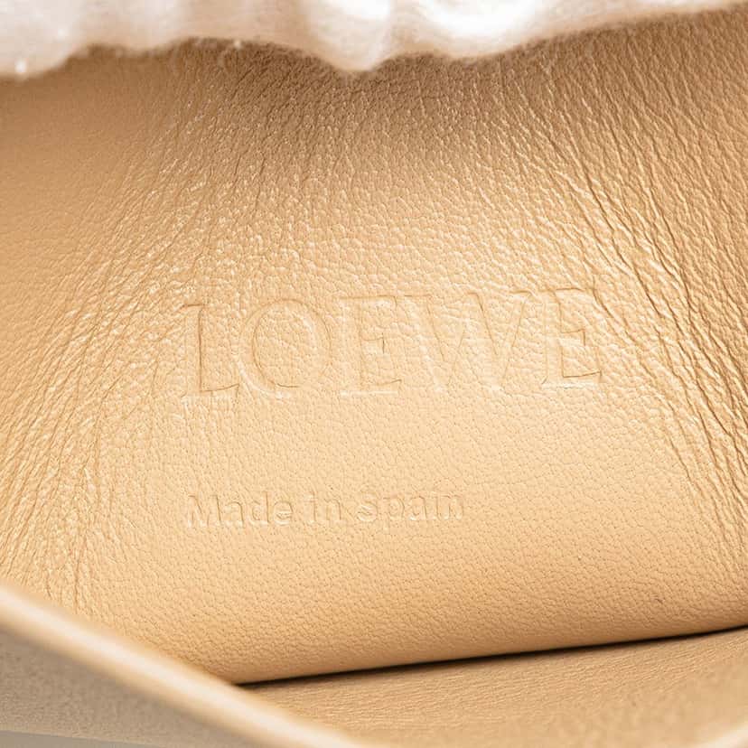 Loewe Calfskin Dice Pocket Crossbody Brown Leather Good condition - Box View