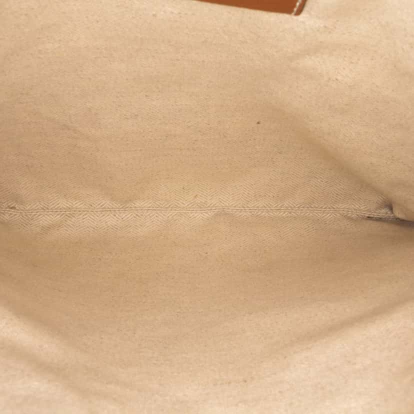 Loewe Paulas Ibiza Canvas Angel Drawstring Crossbody Orange Canvas Good condition - Model View