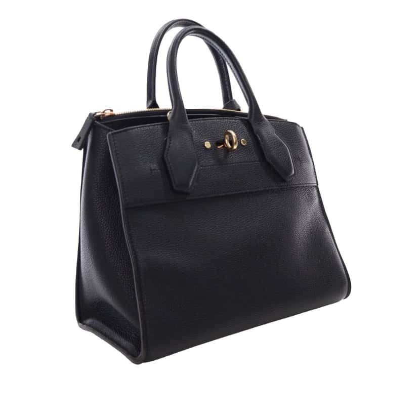 Louis Vuitton Taurillon City Steamer PM Black Leather Good condition - Back View