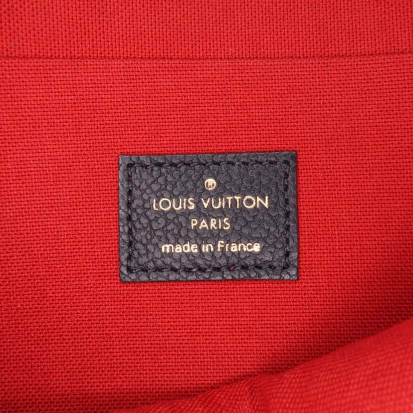 Louis Vuitton Monogram Empreinte Pochette Felicie Blue Leather Good condition - Box View