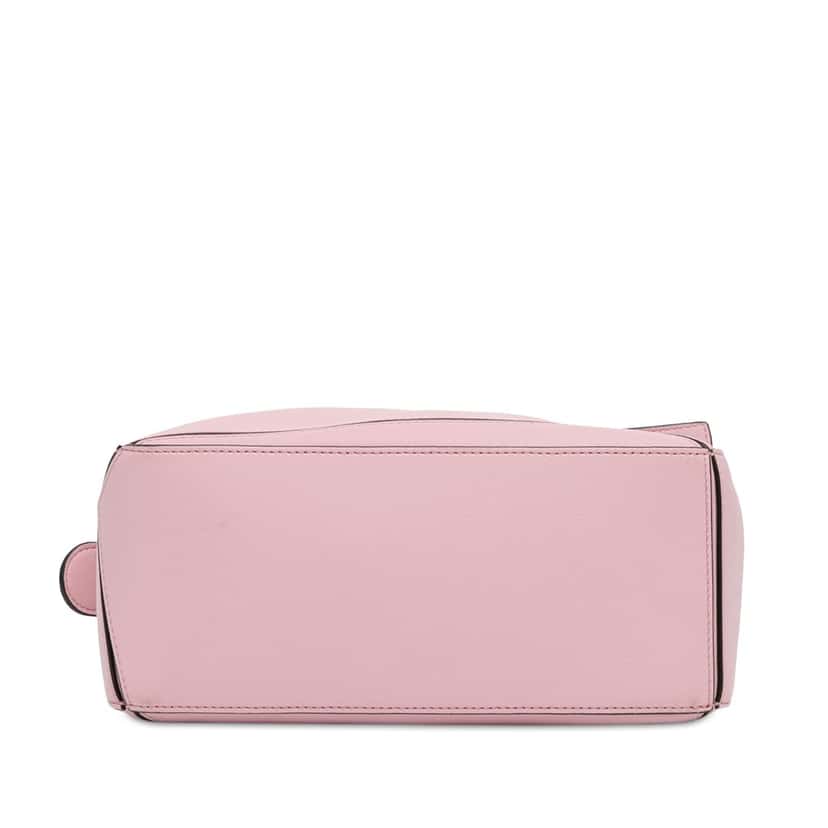 Loewe Small Calfskin Puzzle Satchel Pink Leather Good condition - Model View