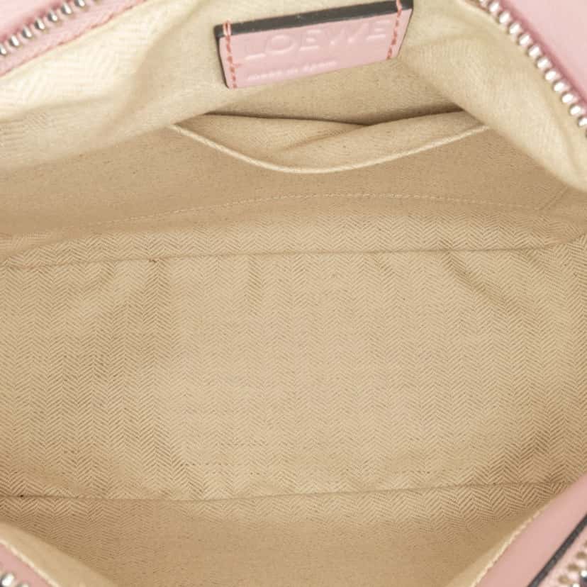 Loewe Small Calfskin Puzzle Satchel Pink Leather Good condition - Box View