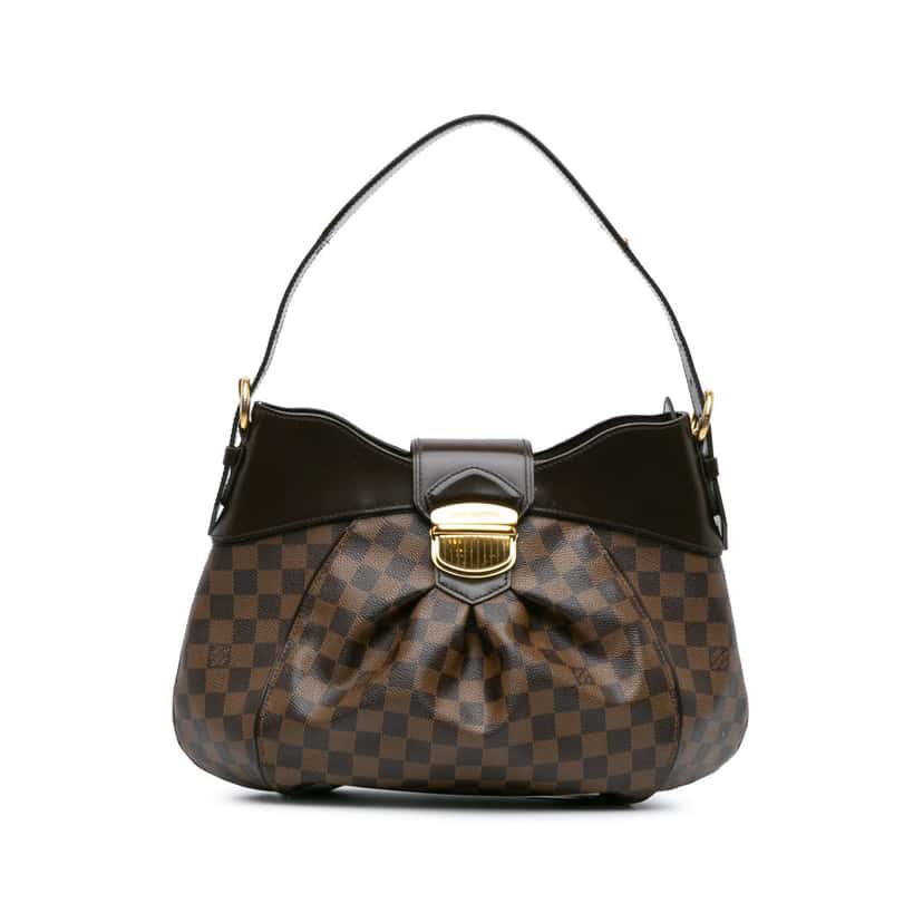 Louis Vuitton Damier Ebene Sistina MM Brown Canvas Good condition - Front View