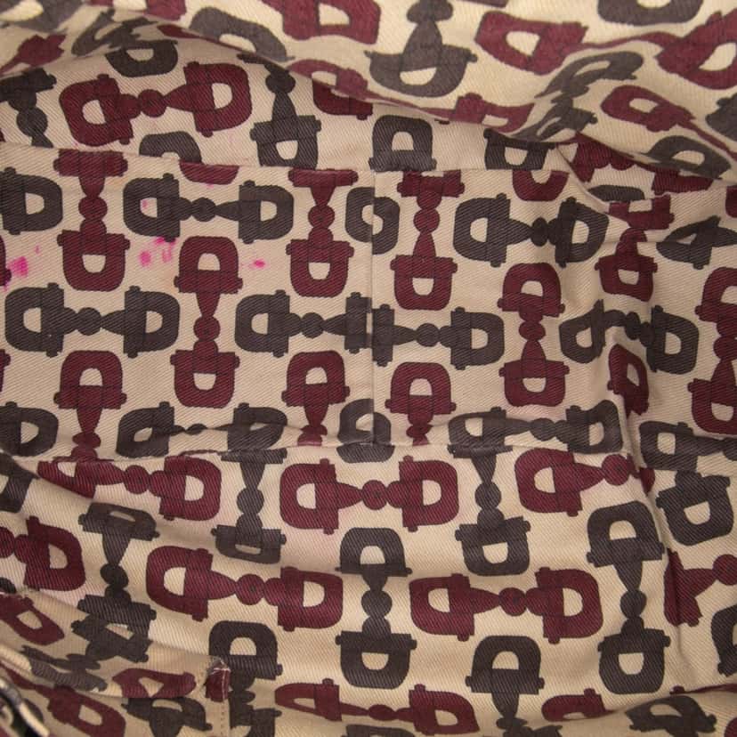 Gucci Guccissima Abbey D Ring Tote Brown Leather Good condition - Model View