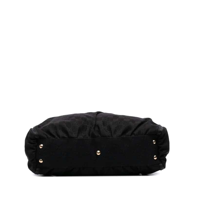 Gucci GG Canvas Abbey D Ring Tote Black Canvas Good condition - Inside View