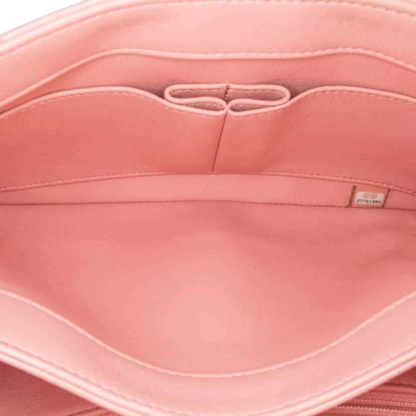 Chanel Medium Lambskin Trendy CC Flap Pink Leather Good condition - Box View