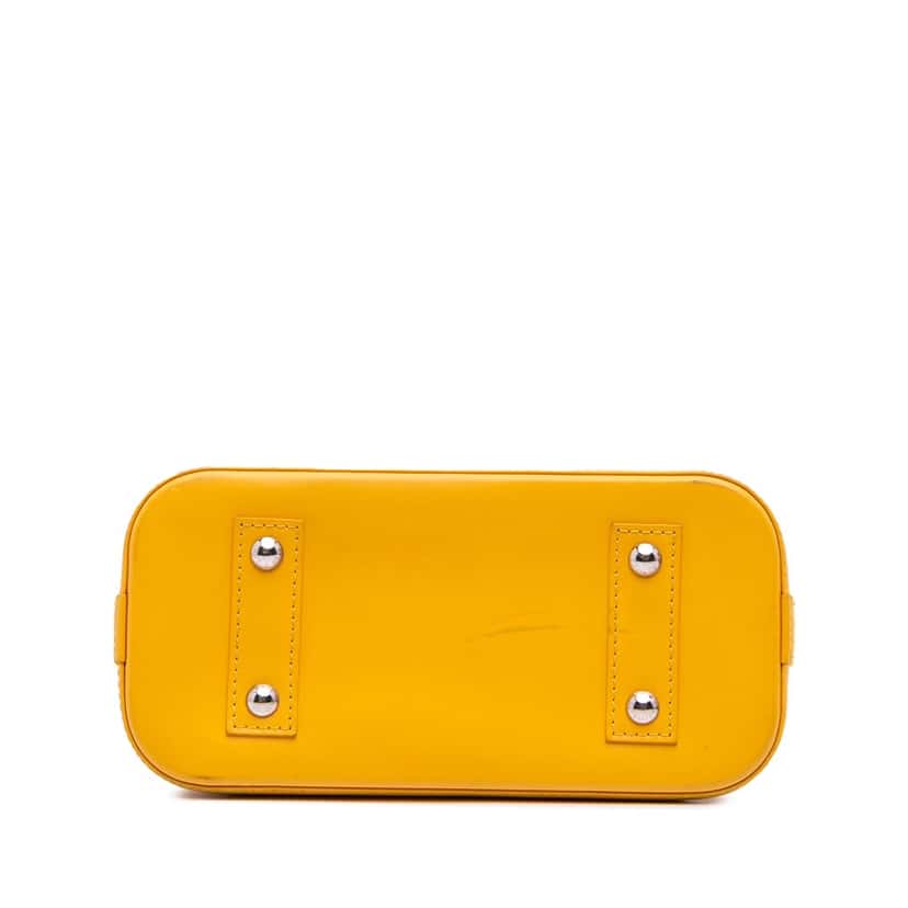 Louis Vuitton Epi Alma BB Yellow Leather Good condition - Inside View