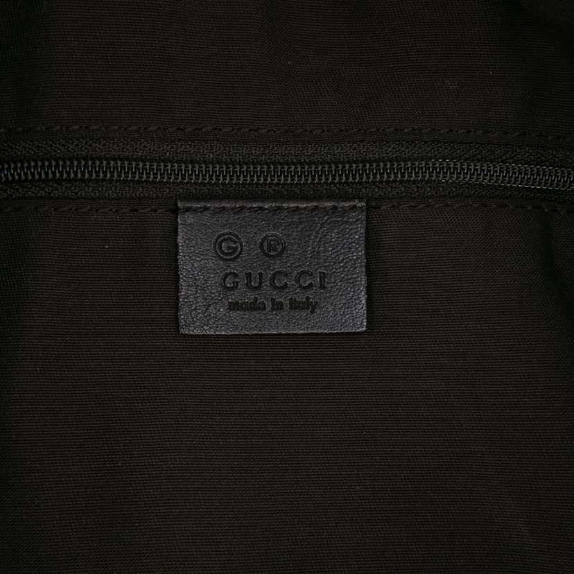 Gucci Guccissima Sukey Shoulder Bag Black Leather Good condition - Box View
