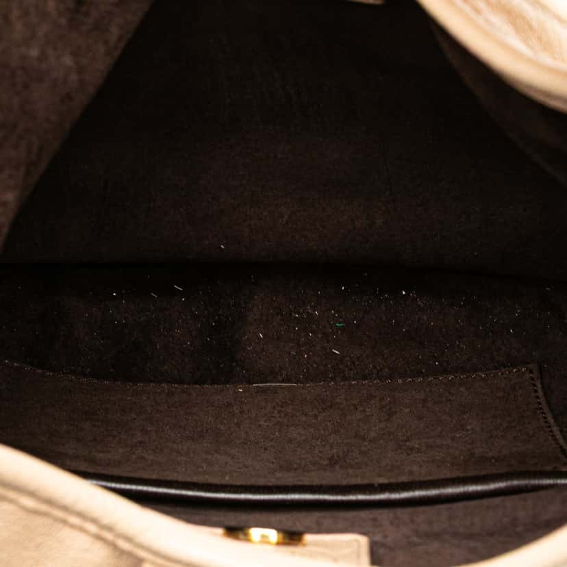 Yves Saint Laurent Small Leather St. Tropez Hobo Brown Leather Good condition - Model View