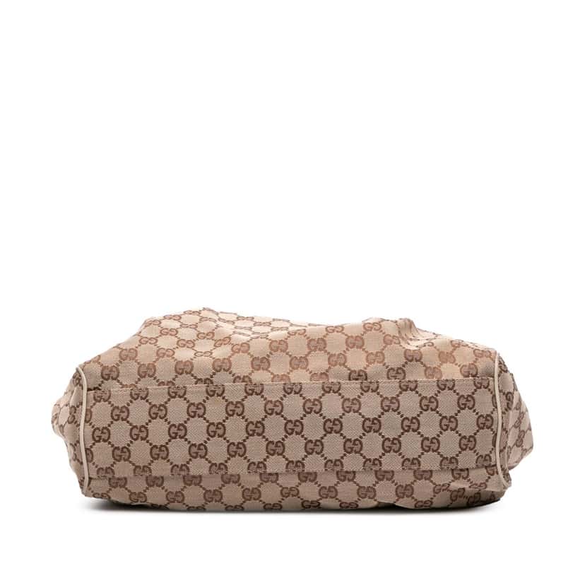 Gucci Medium GG Canvas Sukey Tote Brown Canvas Good condition - Inside View