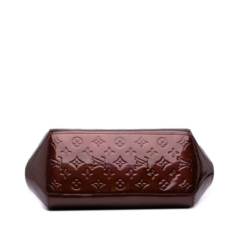 Louis Vuitton Monogram Vernis Sherwood PM Red Leather Good condition - Inside View