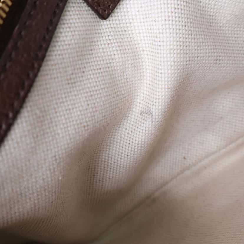 Gucci Small GG Supreme Blondie Chain Satchel Brown Canvas Good condition - Model View
