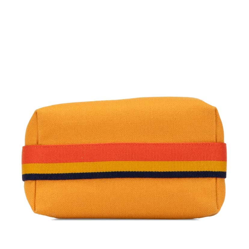 Hermès Small Toile Bride A Brac Yellow Canvas Good condition - Inside View