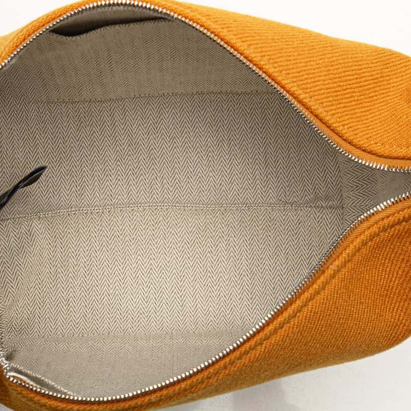 Hermès Small Toile Bride A Brac Yellow Canvas Good condition - Model View