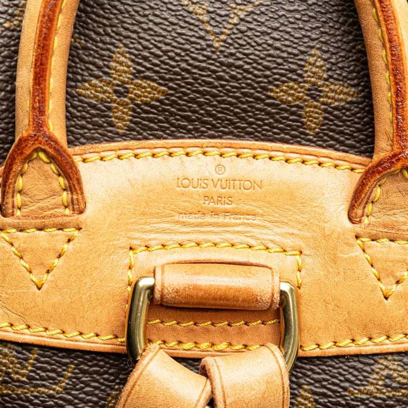 Louis Vuitton Monogram Mini Montsouris Brown Canvas Good condition - Box View