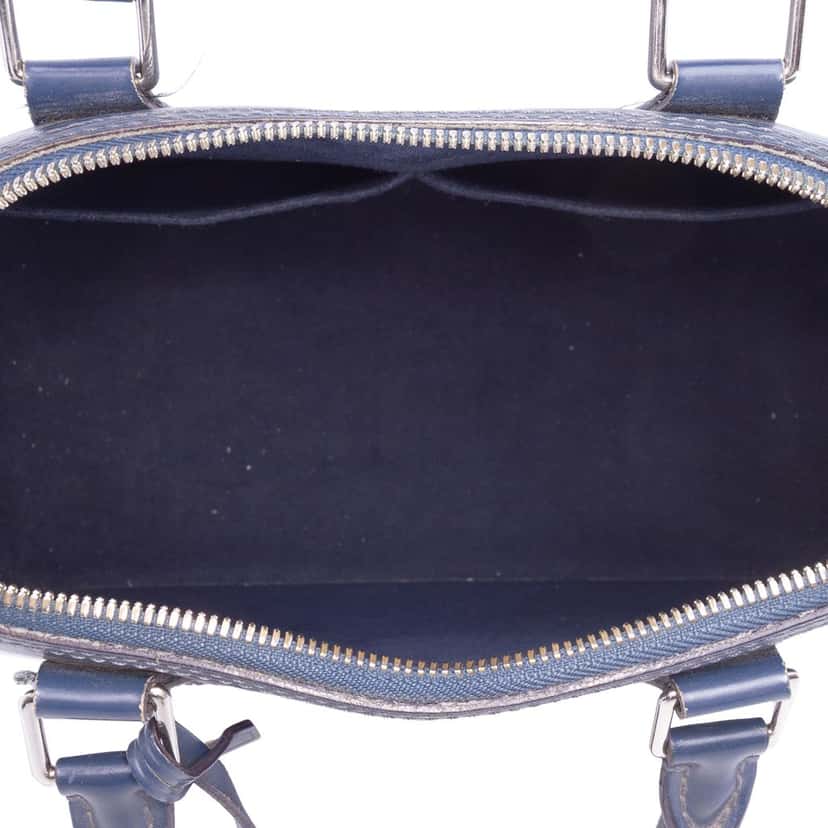 Louis Vuitton Epi Alma MM Blue Leather Good condition - Model View