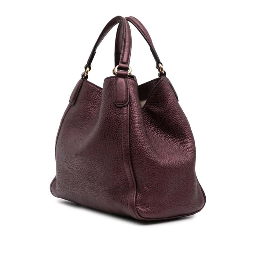 Gucci Small Leather Soho Satchel Red Leather Good condition - Back View