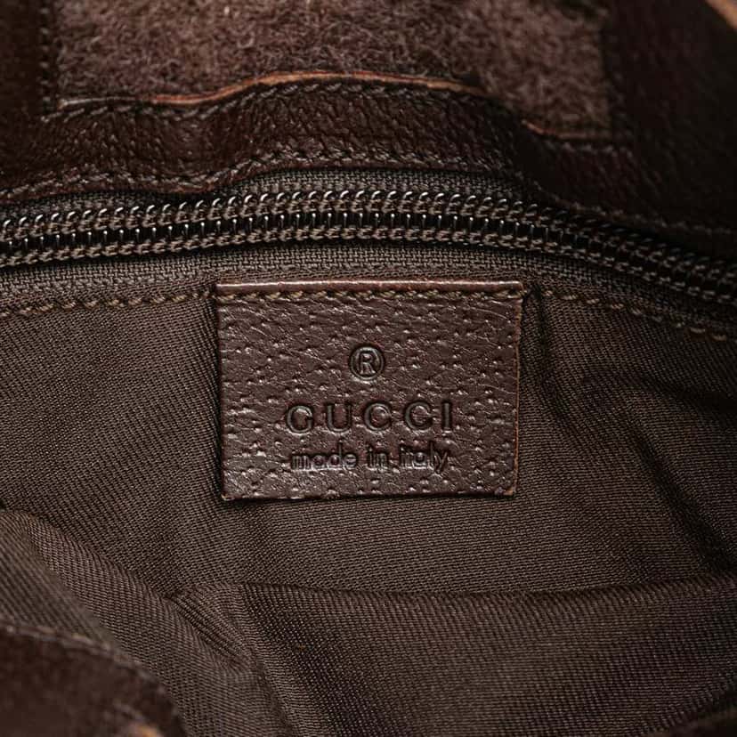 Gucci GG Canvas Web Crossbody Brown Canvas Good condition - Box View
