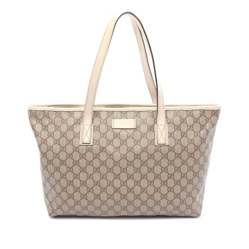 Gucci Medium GG Supreme Joy Tote Brown Canvas Good condition - Front View