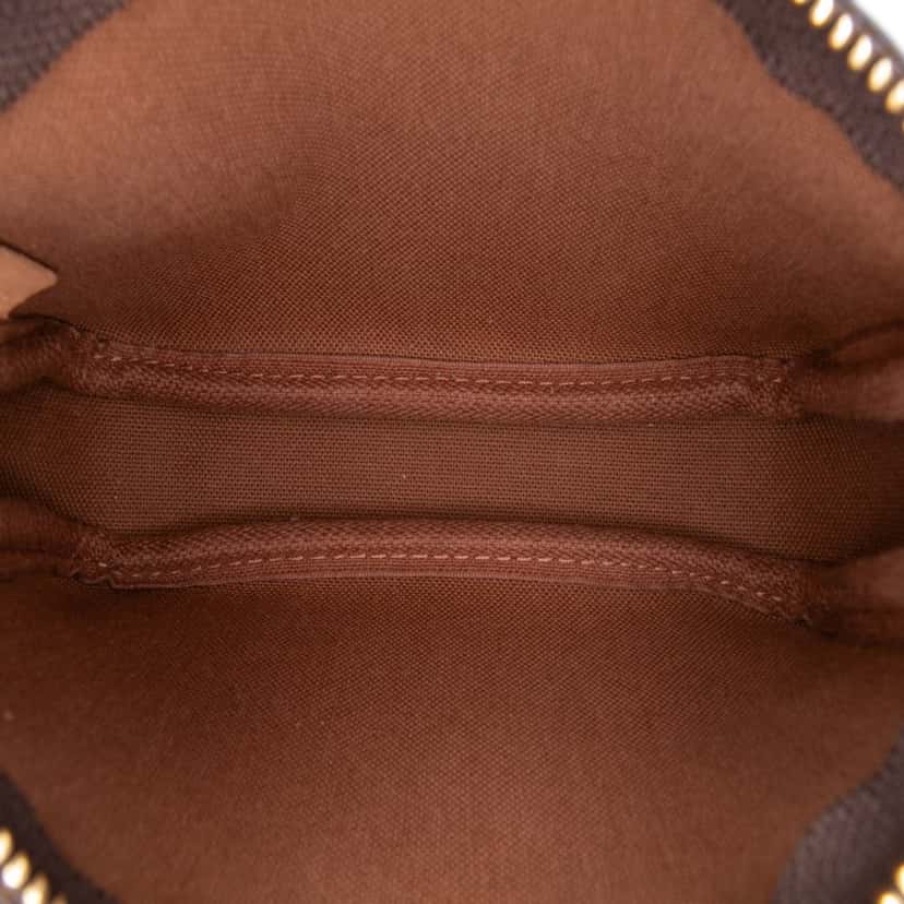 Louis Vuitton Monogram Mini Pochette Accessoires Brown Canvas Good condition - Model View